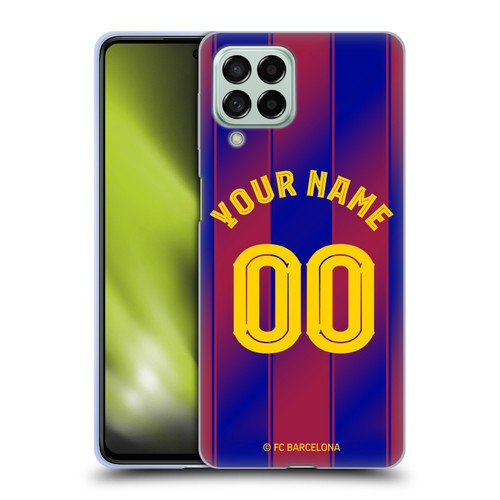 Custom Customised Personalised FC Barcelona 2025/26 Kit Home Soft Gel Case for Samsung Galaxy M53 (2022)