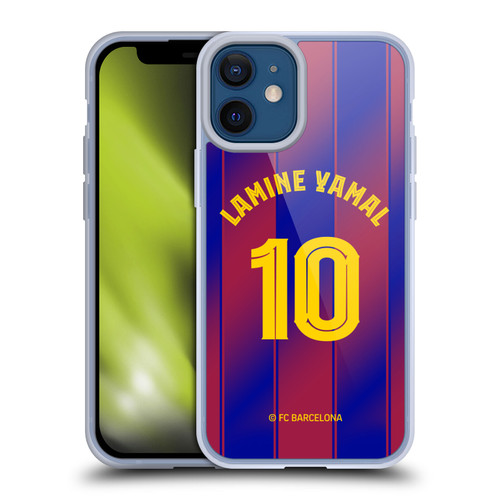FC Barcelona 2025/26 Players Home Kit Lamine Yamal Soft Gel Case for Apple iPhone 12 Mini