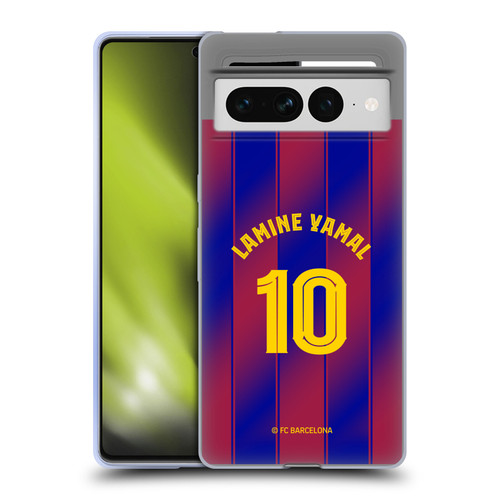 FC Barcelona 2025/26 Players Home Kit Lamine Yamal Soft Gel Case for Google Pixel 7 Pro FC Barcelona 2025/26 Players Home Kit Lamine Yamal Soft Gel Case for Google Pixel 7 Pro