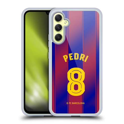 FC Barcelona 2025/26 Players Home Kit Pedri Soft Gel Case for Samsung Galaxy A34 5G FC Barcelona 2025/26 Players Home Kit Pedri Soft Gel Case for Samsung Galaxy A34 5G