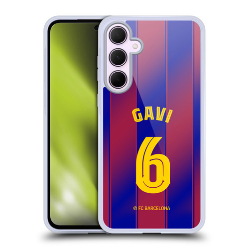 FC Barcelona 2025/26 Players Home Kit Gavi Soft Gel Case for Samsung Galaxy A35 5G
