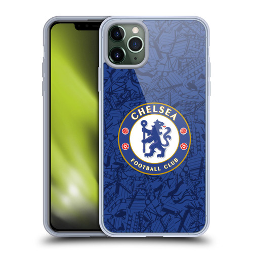 Chelsea Football Club 2019/20 Kit Home Soft Gel Case for Apple iPhone 11 Pro Max