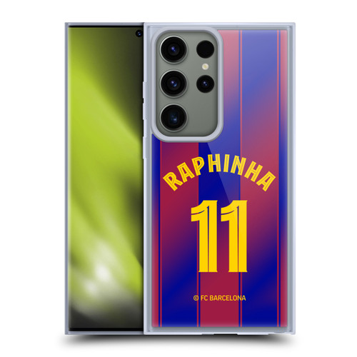 FC Barcelona 2025/26 Players Home Kit Raphinha Soft Gel Case for Samsung Galaxy S23 Ultra 5G