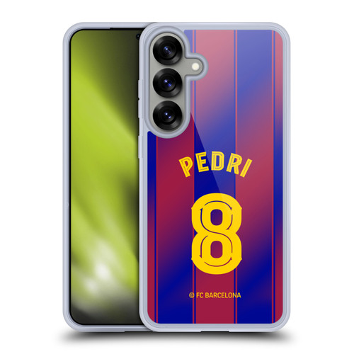 FC Barcelona 2025/26 Players Home Kit Pedri Soft Gel Case for Samsung Galaxy S25+