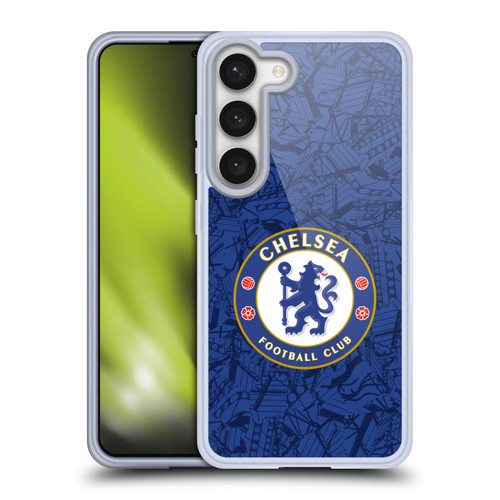 Chelsea Football Club 2019/20 Kit Home Soft Gel Case for Samsung Galaxy S23 5G