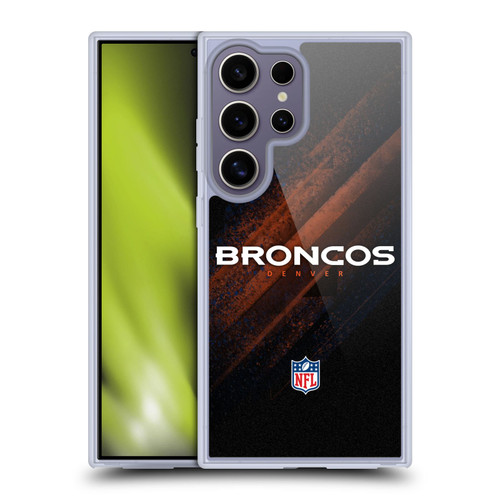 NFL Denver Broncos Logo Blur Soft Gel Case for Samsung Galaxy S25 Ultra