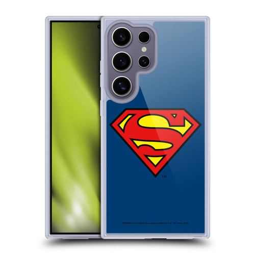 Superman DC Comics Logos Classic Soft Gel Case for Samsung Galaxy S25 Ultra & MagSafe