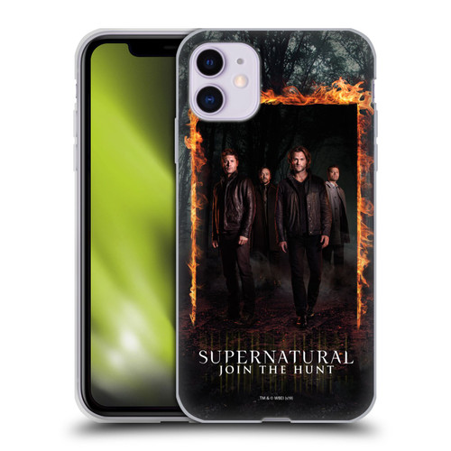 Supernatural Key Art Sam, Dean, Castiel & Crowley Soft Gel Case for Apple iPhone 11