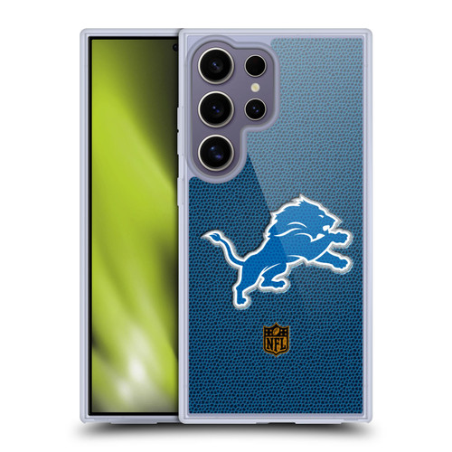 NFL Detroit Lions Logo Football Soft Gel Case for Samsung Galaxy S25 Ultra