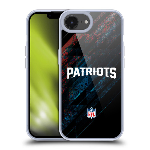 NFL New England Patriots Logo Blur Soft Gel Case for Apple iPhone 16e