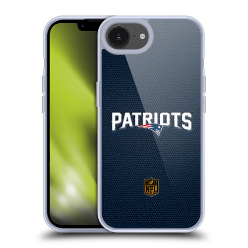 NFL New England Patriots Logo Football Soft Gel Case for Apple iPhone 16e