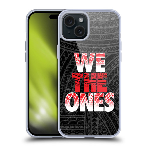 WWE The Bloodline We The Ones Soft Gel Case for Apple iPhone 15 Plus