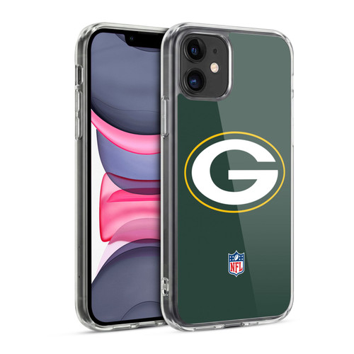 NFL Green Bay Packers Logo Plain Soft Gel Case for Apple iPhone 11