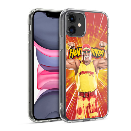 WWE Hulk Hogan Portrait Soft Gel Case for Apple iPhone 11