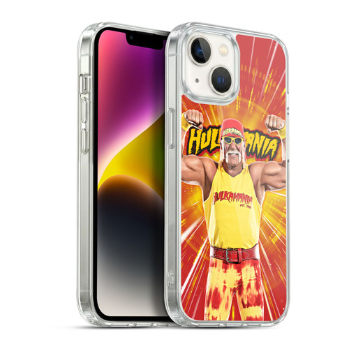 WWE Hulk Hogan Portrait Soft Gel Case for Apple iPhone 14