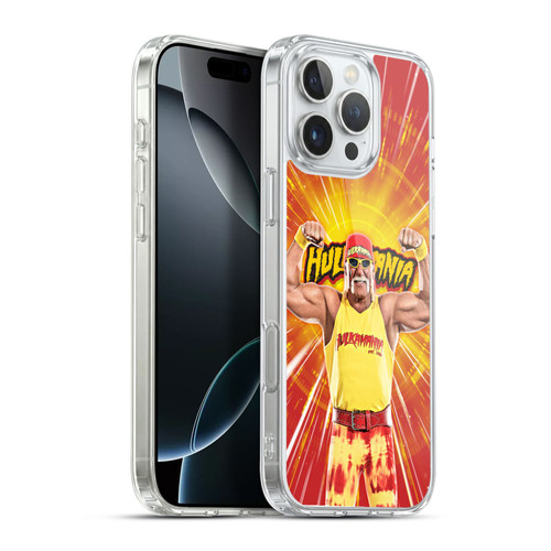 WWE Hulk Hogan Portrait Soft Gel Case for Apple iPhone 16 Pro Max