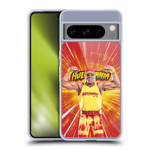 WWE Hulk Hogan Portrait Soft Gel Case for Google Pixel 8 Pro