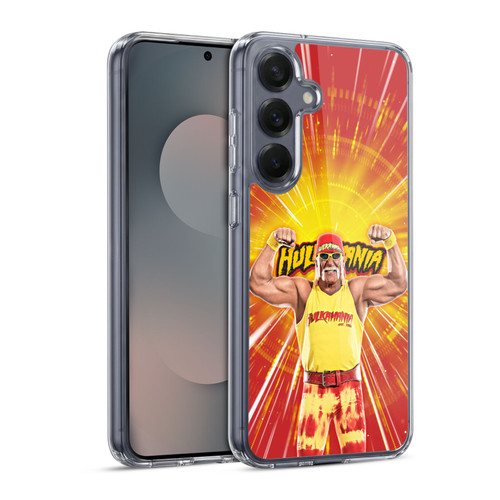 WWE Hulk Hogan Portrait Soft Gel Case for Samsung Galaxy S25