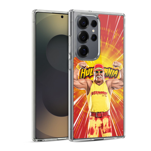 WWE Hulk Hogan Portrait Soft Gel Case for Samsung Galaxy S25 Ultra & MagSafe