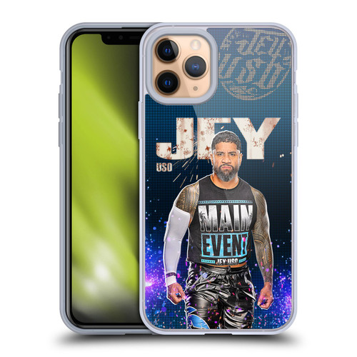 WWE Jey Uso Portrait Soft Gel Case for Apple iPhone 11 Pro & MagSafe