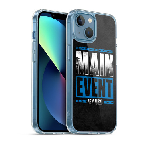 WWE Jey Uso Main Event Soft Gel Case for Apple iPhone 13 Mini & MagSafe