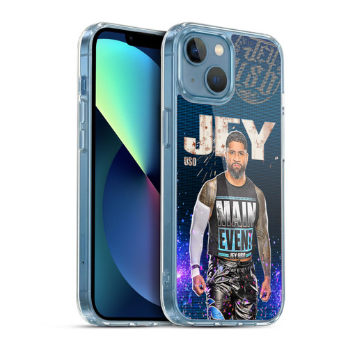 WWE Jey Uso Portrait Soft Gel Case for Apple iPhone 13 Mini & MagSafe