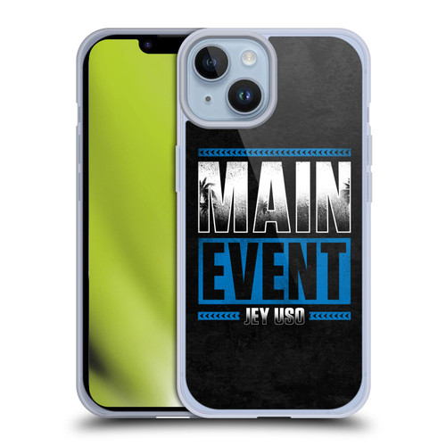 WWE Jey Uso Main Event Soft Gel Case for Apple iPhone 14 & MagSafe