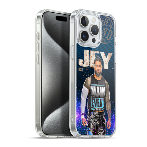 WWE Jey Uso Portrait Soft Gel Case for Apple iPhone 15 Pro Max & MagSafe
