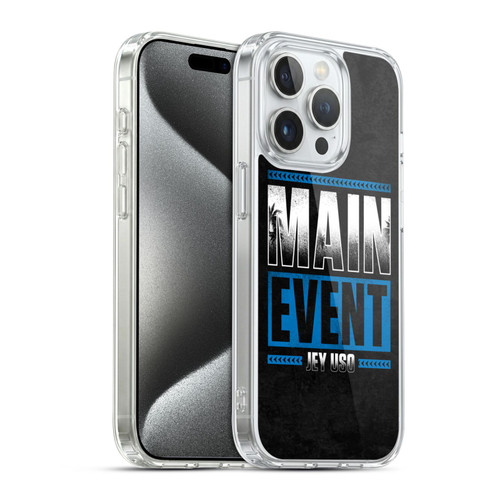WWE Jey Uso Main Event Soft Gel Case for Apple iPhone 15 Pro & MagSafe