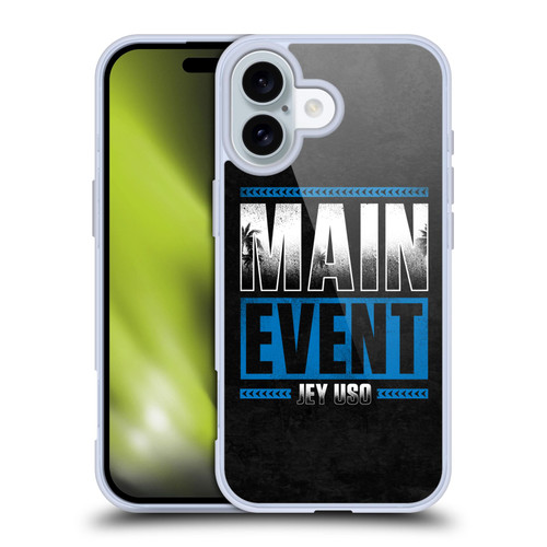WWE Jey Uso Main Event Soft Gel Case for Apple iPhone 16 & MagSafe