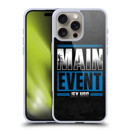 WWE Jey Uso Main Event Soft Gel Case for Apple iPhone 16 Pro Max & MagSafe
