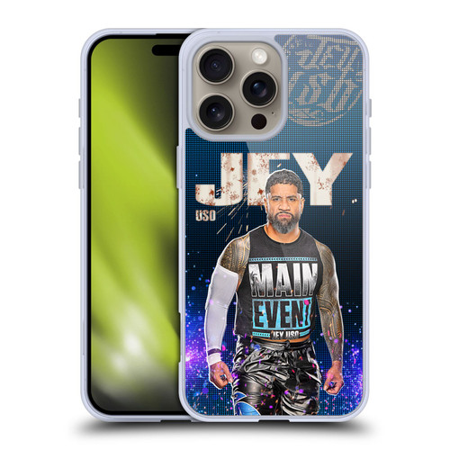 WWE Jey Uso Portrait Soft Gel Case for Apple iPhone 16 Pro Max & MagSafe