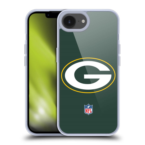 NFL Green Bay Packers Logo Plain Soft Gel Case for Apple iPhone 16e
