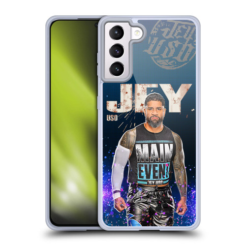 WWE Jey Uso Portrait Soft Gel Case for Samsung Galaxy S21+ 5G & MagSafe