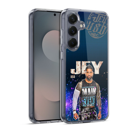 WWE Jey Uso Portrait Soft Gel Case for Samsung Galaxy S25 & MagSafe