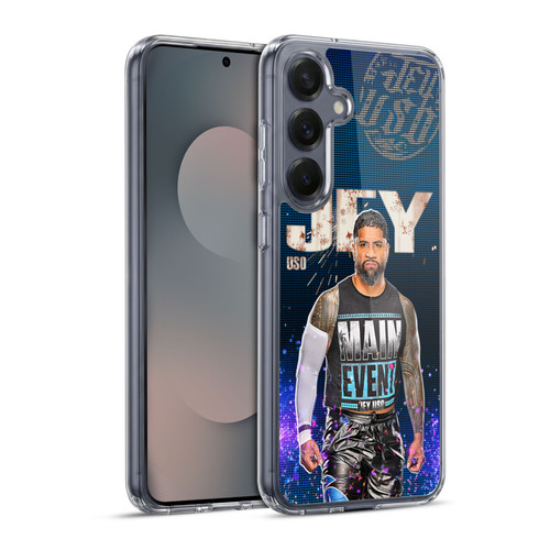 WWE Jey Uso Portrait Soft Gel Case for Samsung Galaxy S25+ & MagSafe