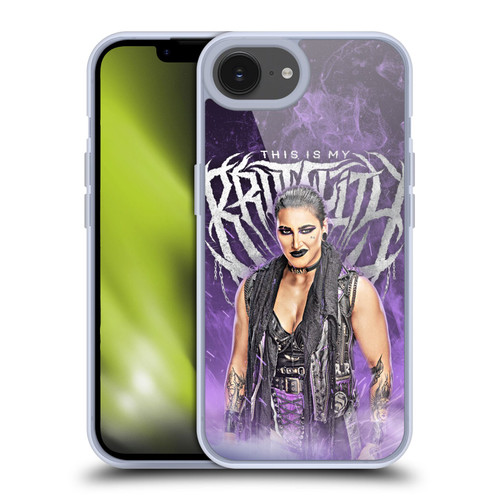 WWE Rhea Ripley This Is My Brutality Soft Gel Case for Apple iPhone 16e & MagSafe