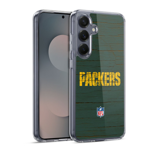 NFL Green Bay Packers Logo Distressed Look Soft Gel Case for Samsung Galaxy S25 & MagSafe