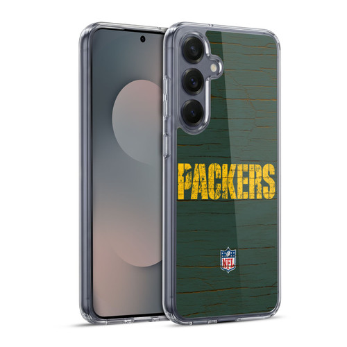 NFL Green Bay Packers Logo Distressed Look Soft Gel Case for Samsung Galaxy S25+ & MagSafe
