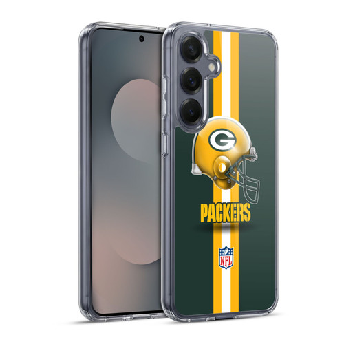 NFL Green Bay Packers Logo Helmet Soft Gel Case for Samsung Galaxy S25+ & MagSafe