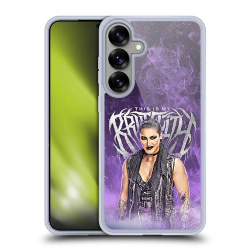 WWE Rhea Ripley This Is My Brutality Soft Gel Case for Samsung Galaxy S25+