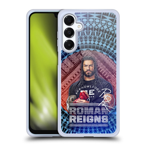 WWE Roman Reigns Tribal Pattern Soft Gel Case for Samsung Galaxy A16 5G & MagSafe