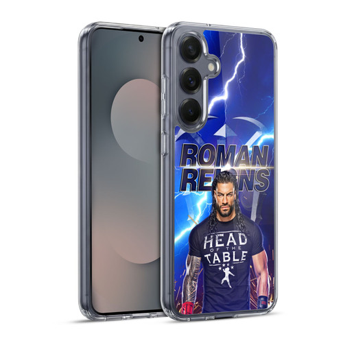 WWE Roman Reigns Lightning Soft Gel Case for Samsung Galaxy S25+ & MagSafe