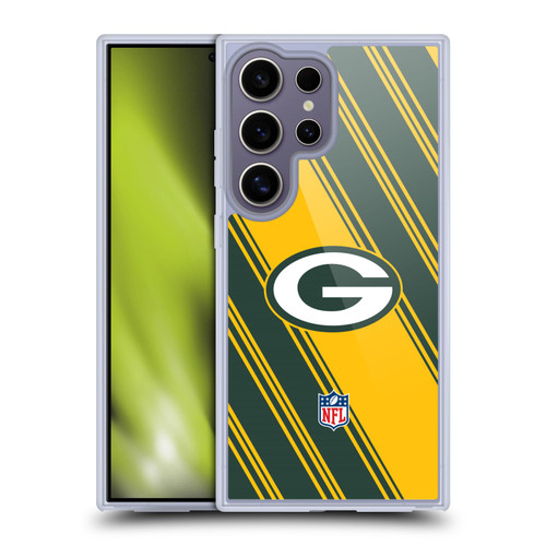 NFL Green Bay Packers Artwork Stripes Soft Gel Case for Samsung Galaxy S25 Ultra NFL Green Bay Packers Artwork Stripes Soft Gel Case for Samsung Galaxy S25 Ultra