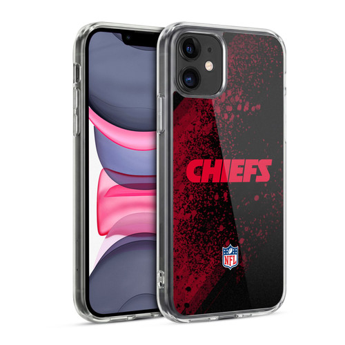 NFL Kansas City Chiefs Logo Blur Soft Gel Case for Apple iPhone 11