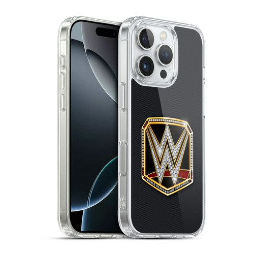 WWE Title Belts World Heavyweight Champion Soft Gel Case for Apple iPhone 16 Pro