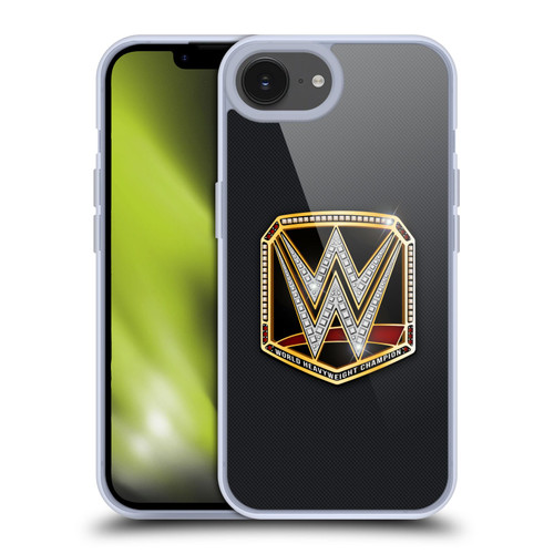 WWE Title Belts World Heavyweight Champion Soft Gel Case for Apple iPhone 16e