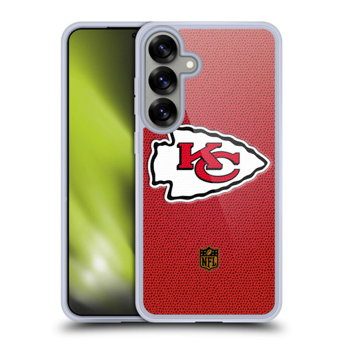 NFL Kansas City Chiefs Logo Football Soft Gel Case for Samsung Galaxy S25+