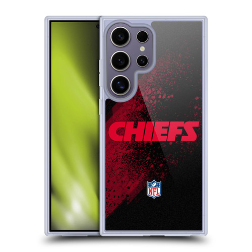 NFL Kansas City Chiefs Logo Blur Soft Gel Case for Samsung Galaxy S25 Ultra & MagSafe