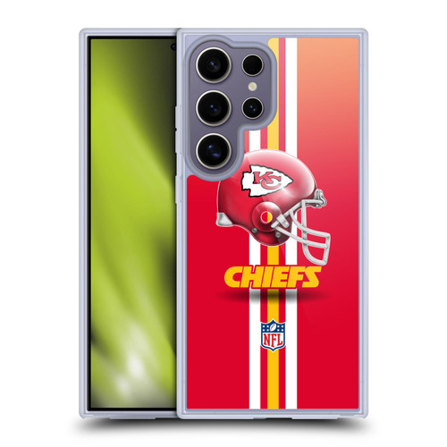 NFL Kansas City Chiefs Logo Helmet Soft Gel Case for Samsung Galaxy S25 Ultra & MagSafe